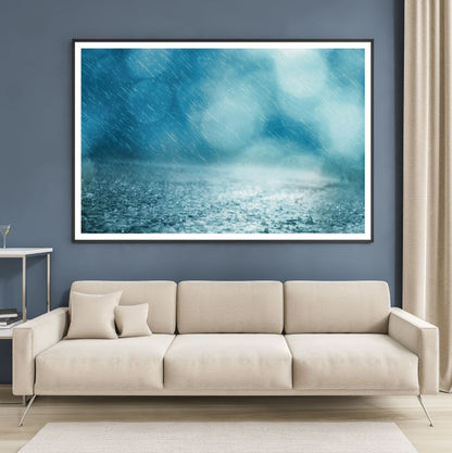 Rain Scenery Photograph Home Decor Premium Quality Poster Print Choose Your Sizes