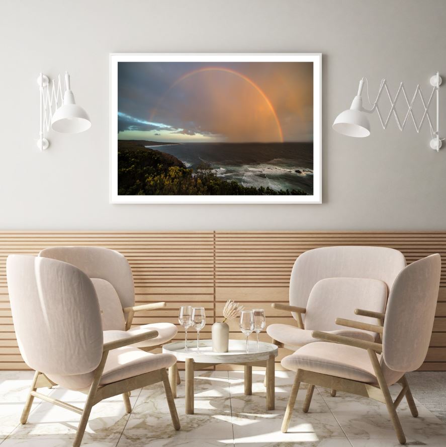 Sea Sunset Scenery Photograph Home Decor Premium Quality Poster Print Choose Your Sizes