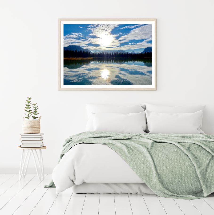 Lake & Forest Scenery Photograph Home Decor Premium Quality Poster Print Choose Your Sizes