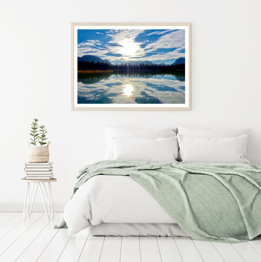 Lake & Forest Scenery Photograph Home Decor Premium Quality Poster Print Choose Your Sizes