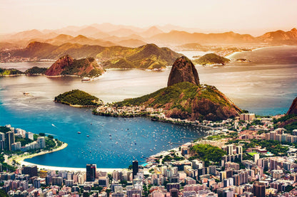 Sea & City Scenery Photograph Home Decor Premium Quality Poster Print Choose Your Sizes