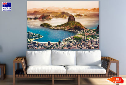 Sea & City Scenery Photograph Print 100% Australian Made