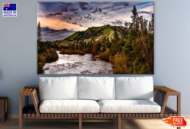 River & Mountain Scenery Photograph Print 100% Australian Made