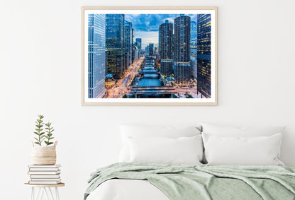 Busy City Sunset View Photograph Home Decor Premium Quality Poster Print Choose Your Sizes