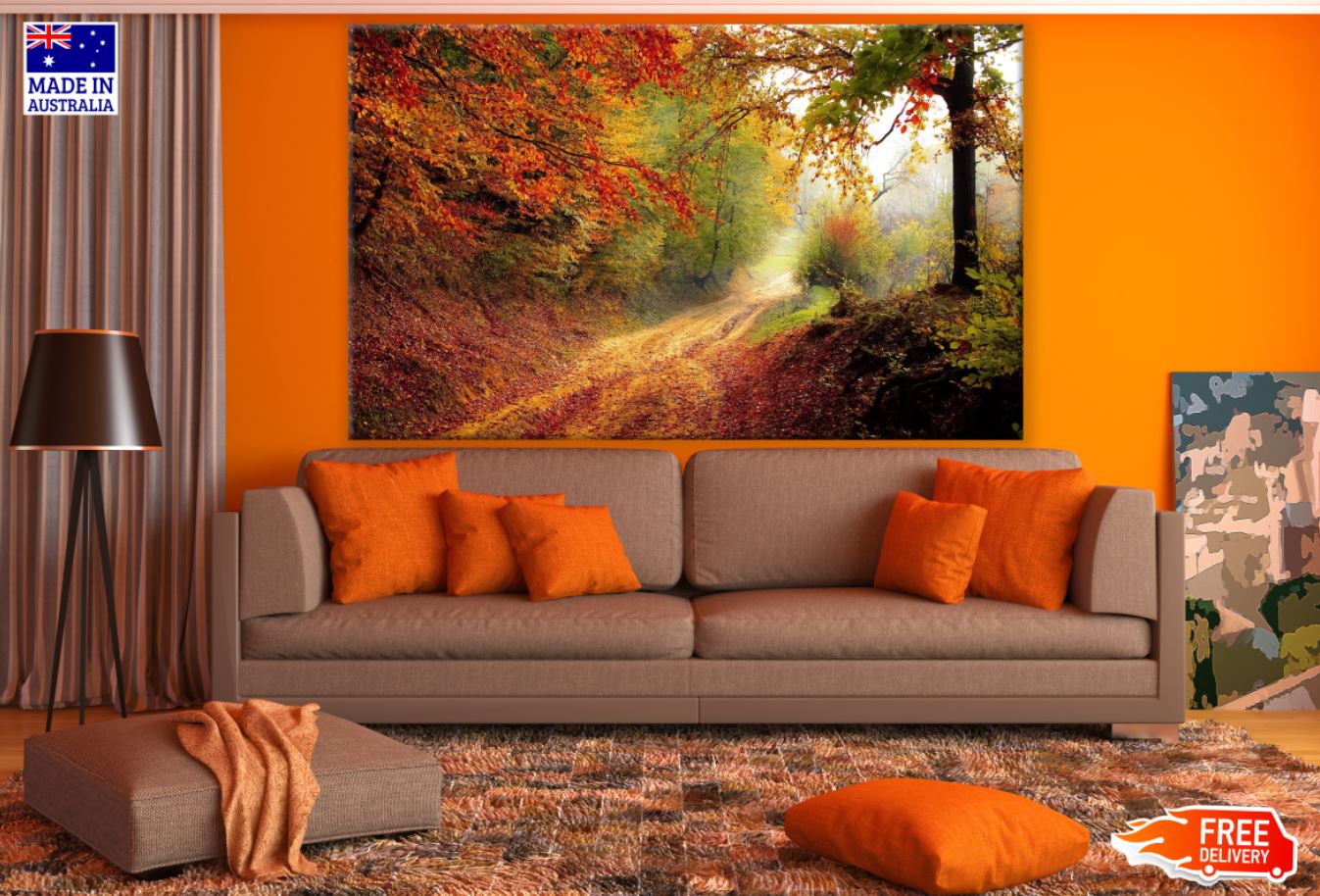Autumn Forest Scenery Photograph Print 100% Australian Made