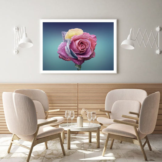 Rose Flower Macro Photograph Home Decor Premium Quality Poster Print Choose Your Sizes