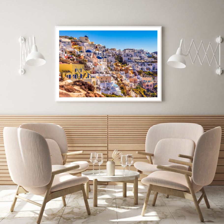 City Buildings Scenery Photograph Home Decor Premium Quality Poster Print Choose Your Sizes