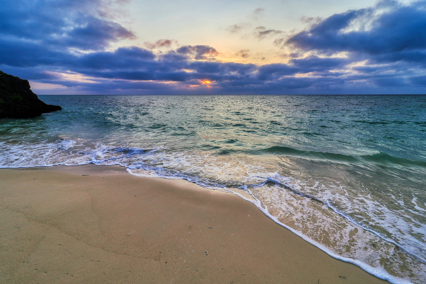Sea Sunset Scenery Photograph Home Decor Premium Quality Poster Print Choose Your Sizes
