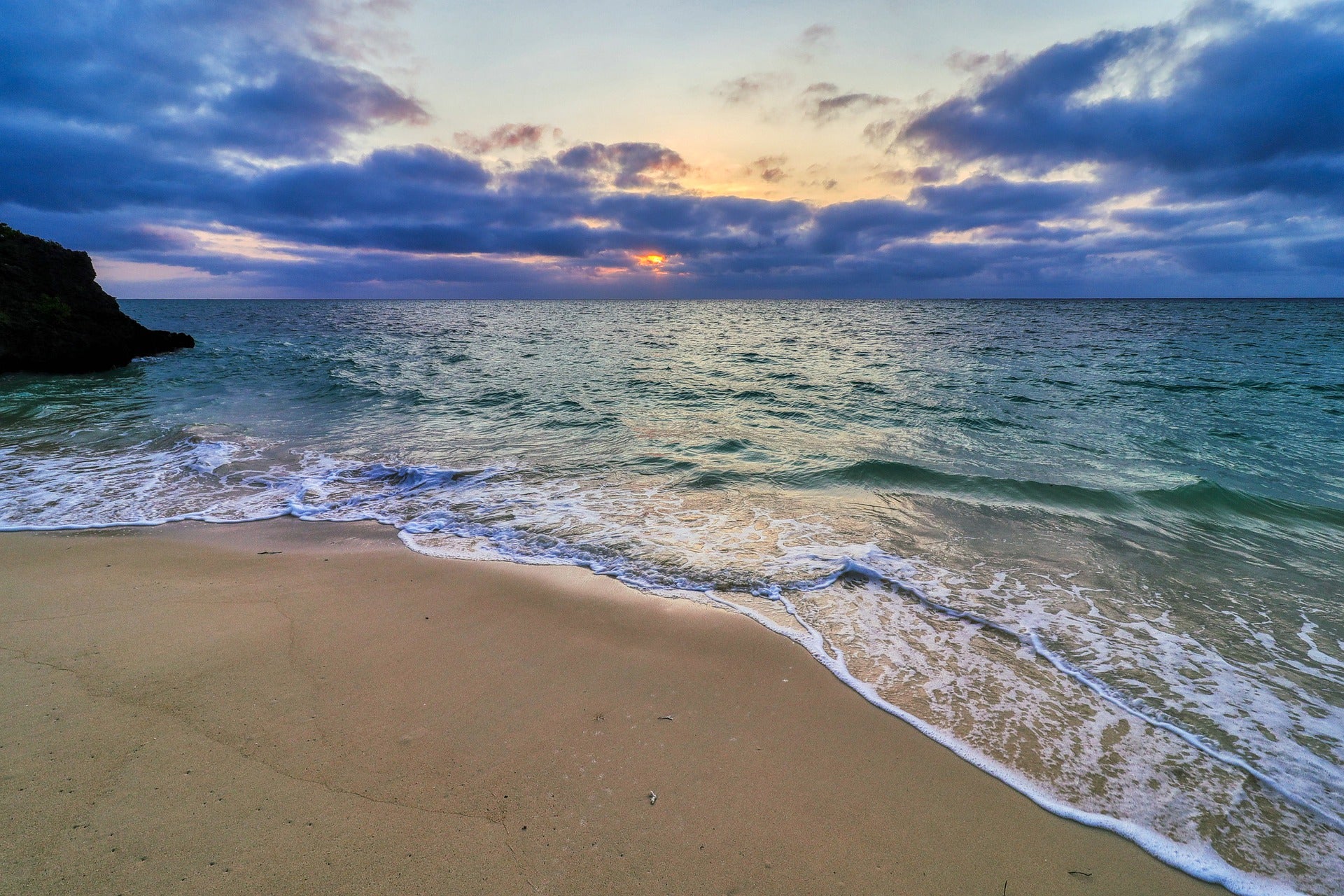 Sea Sunset Scenery Photograph Print 100% Australian Made
