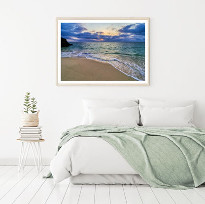 Sea Sunset Scenery Photograph Home Decor Premium Quality Poster Print Choose Your Sizes