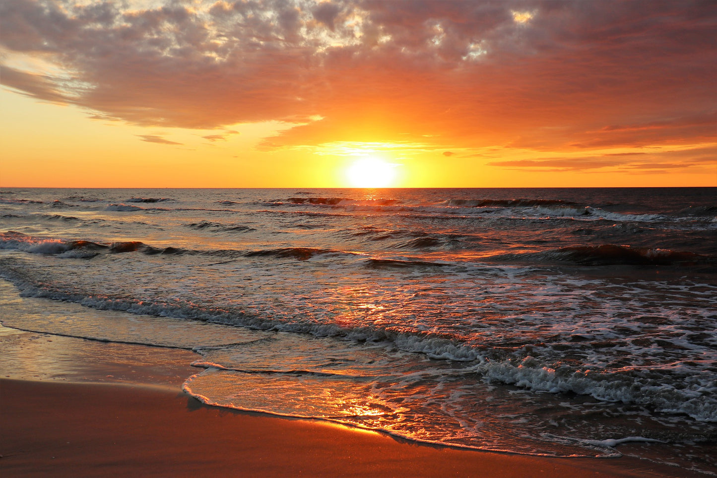 Sea Sunset Scenery Photograph Print 100% Australian Made