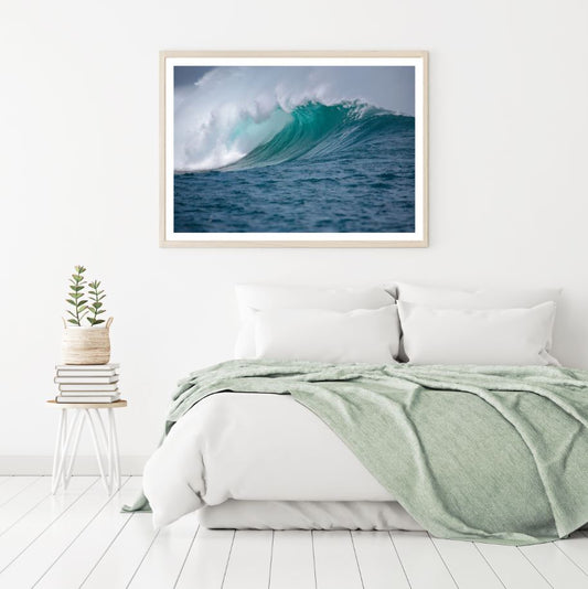 Sea Wave Crashing Photograph Home Decor Premium Quality Poster Print Choose Your Sizes