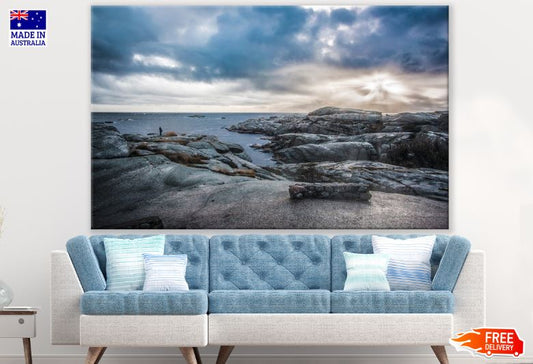 Sea With Rocks Photograph Print 100% Australian Made