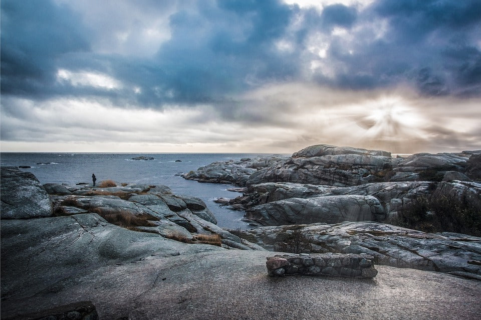 Sea With Rocks Photograph Print 100% Australian Made