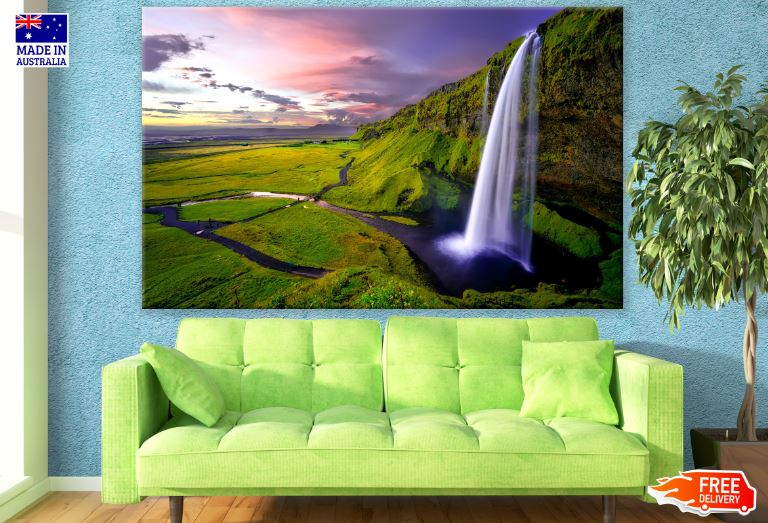 Stunning Waterfall Scenery Photograph Print 100% Australian Made