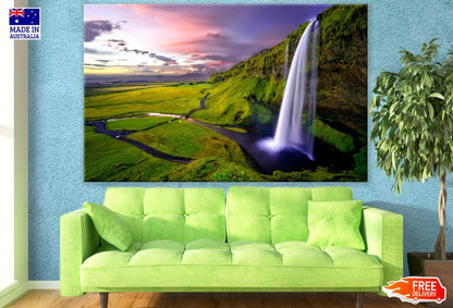 Stunning Waterfall Scenery Photograph Print 100% Australian Made