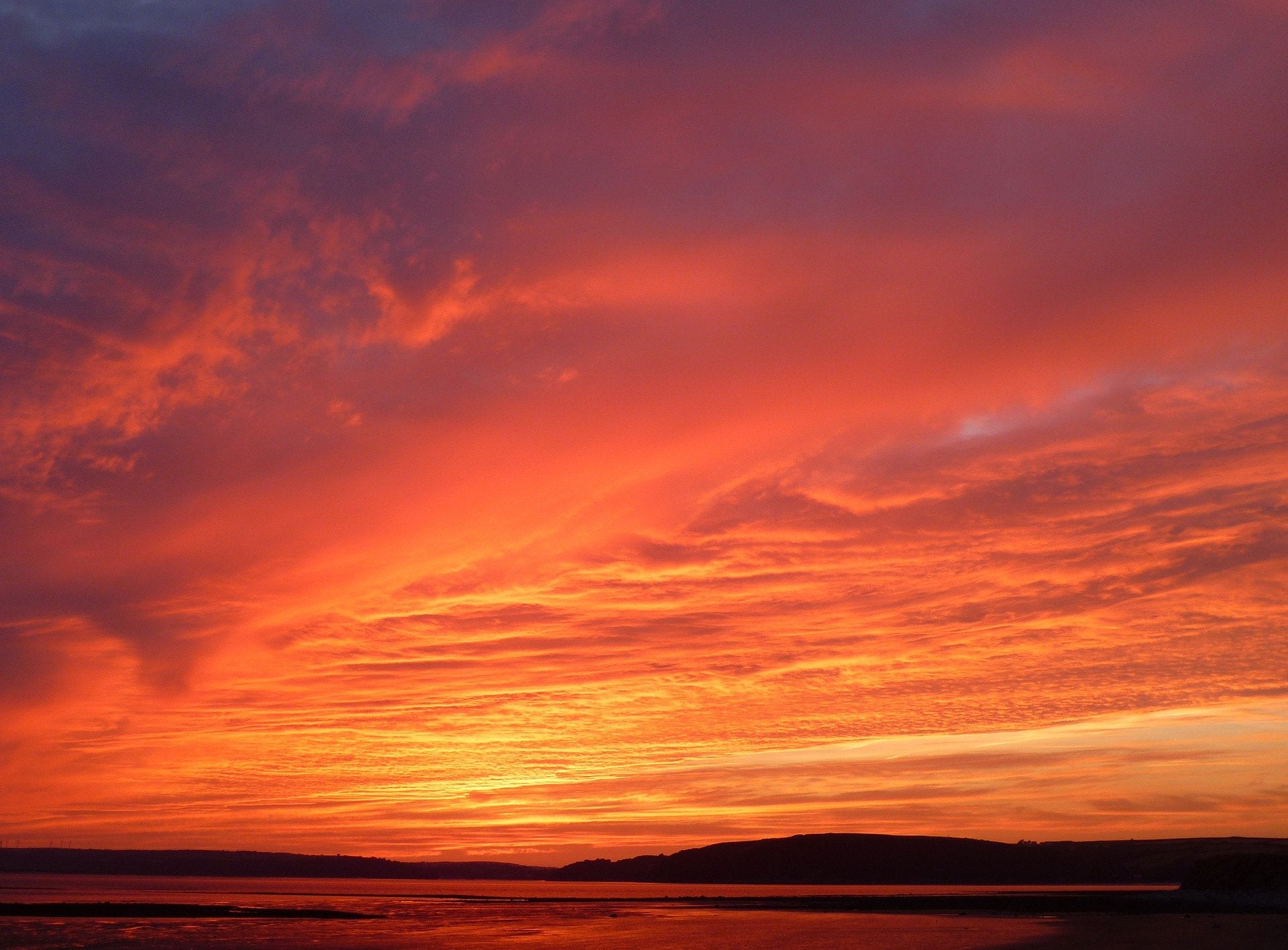 Sea Sunset Scenery Photograph Home Decor Premium Quality Poster Print Choose Your Sizes