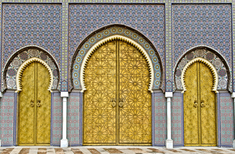 Golden Palace Door Photograph Home Decor Premium Quality Poster Print Choose Your Sizes