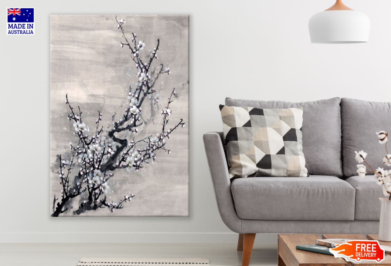Flower Tree Watercolor Painting Print 100% Australian Made