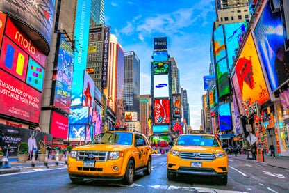 New York City Times Square Street View Photograph Print 100% Australian Made