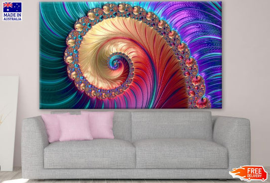 Colorful Abstract Design Print 100% Australian Made