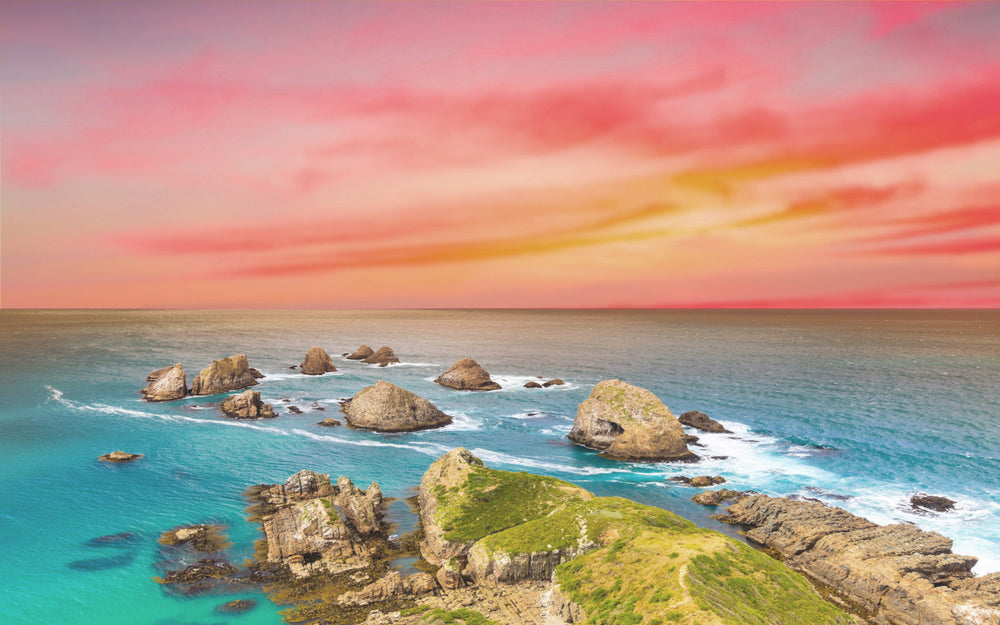 Stunning Sunset Sea Scenery View Home Decor Premium Quality Poster Print Choose Your Sizes