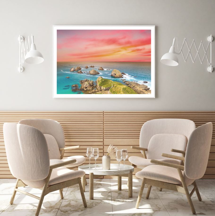 Stunning Sunset Sea Scenery View Home Decor Premium Quality Poster Print Choose Your Sizes