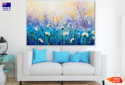 Colorful Flowers Oil Painting Print 100% Australian Made