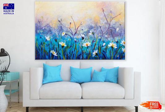 Colorful Flowers Oil Painting Print 100% Australian Made