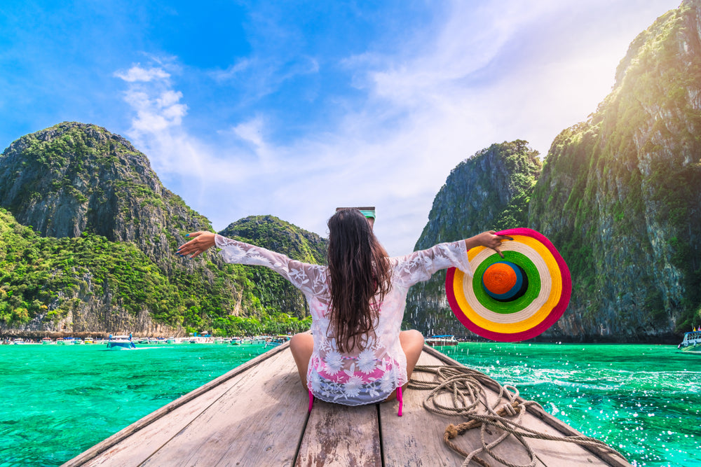 Girl on a Boat Scenery Photograph Print 100% Australian Made