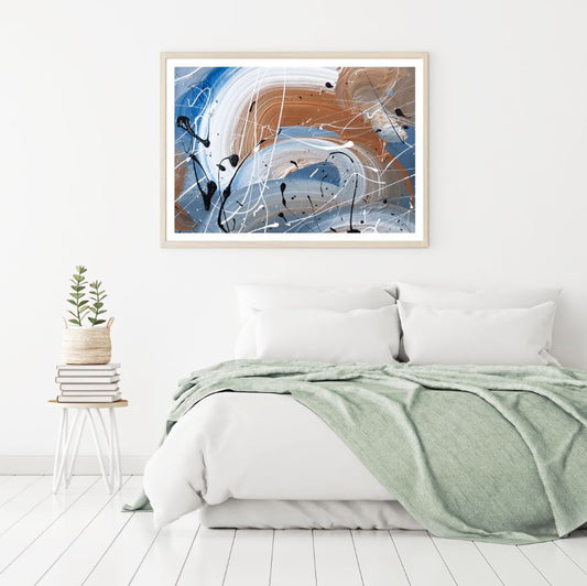 Colorful Abstract Watercolor Art Home Decor Premium Quality Poster Print Choose Your Sizes