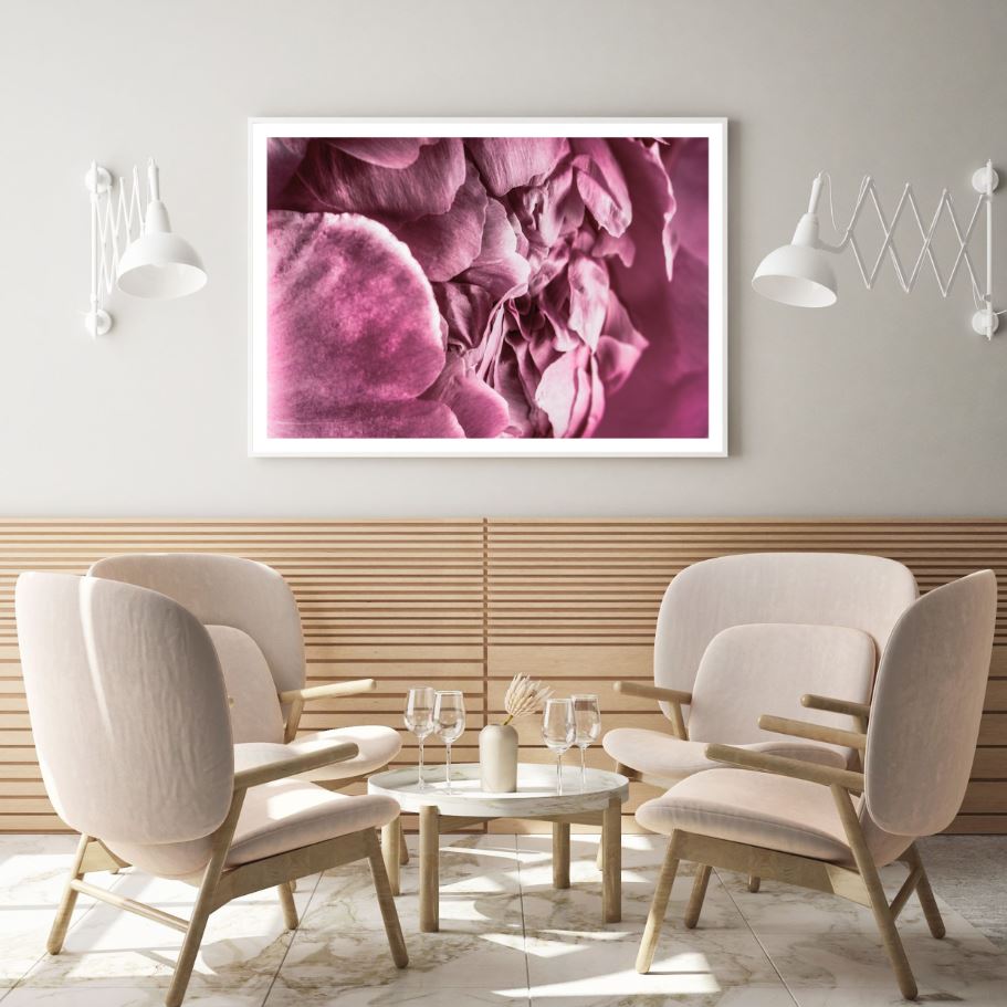 Pink Flowers Macro Photograph Home Decor Premium Quality Poster Print Choose Your Sizes