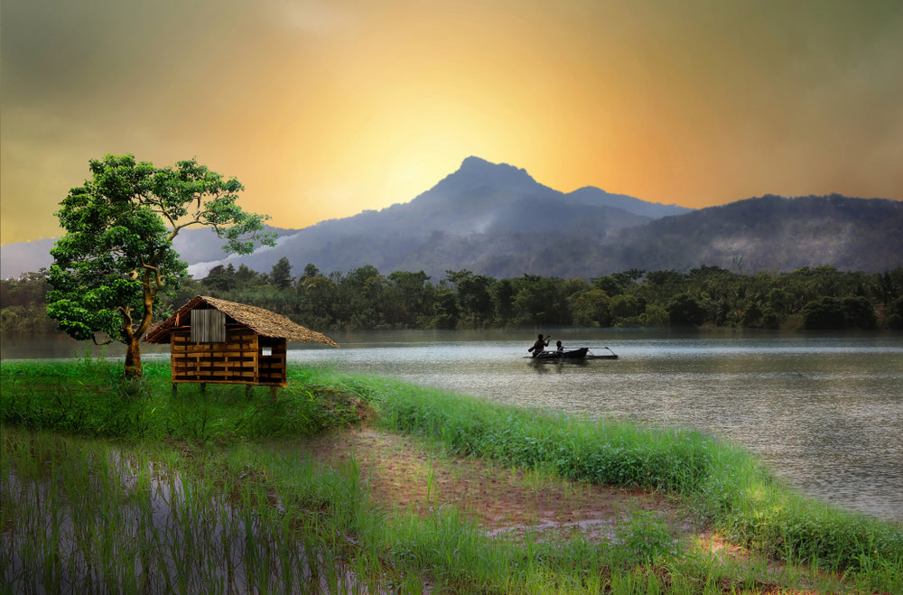 Village Landscape View Photograph Print 100% Australian Made