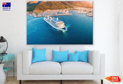 Luxury Boat on Sea Photograph Print 100% Australian Made