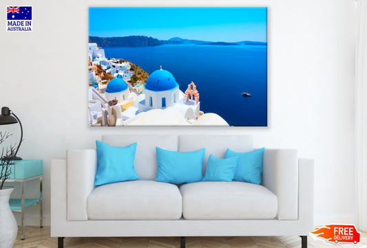City Near Sea Scenery Photograph Print 100% Australian Made