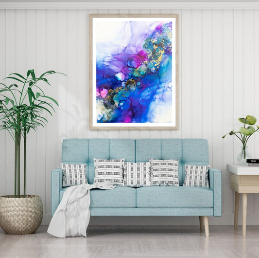 Colorful Abstract Painting Design Home Decor Premium Quality Poster Print Choose Your Sizes