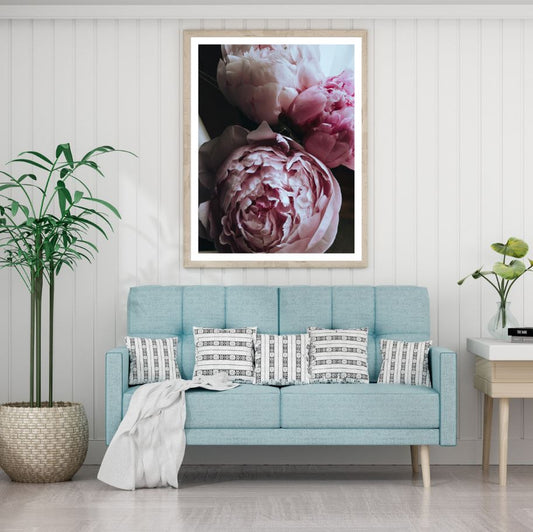 Pink Flowers Macro Photograph Home Decor Premium Quality Poster Print Choose Your Sizes