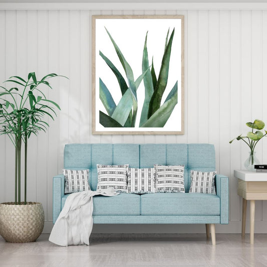 Leaves Watercolor Painting Home Decor Premium Quality Poster Print Choose Your Sizes