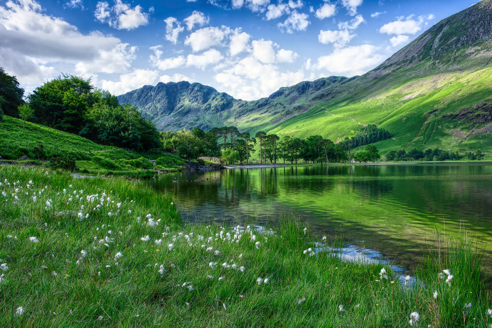 Buttermere lake mountain view Print 100% Australian Made