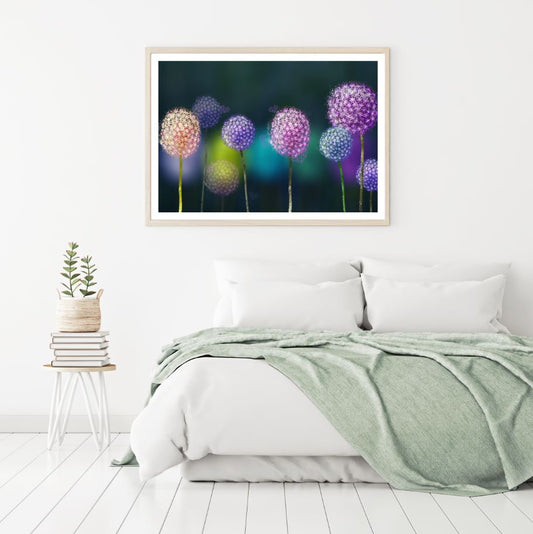 Colorful Dandelion Flowers 3D Art Home Decor Premium Quality Poster Print Choose Your Sizes