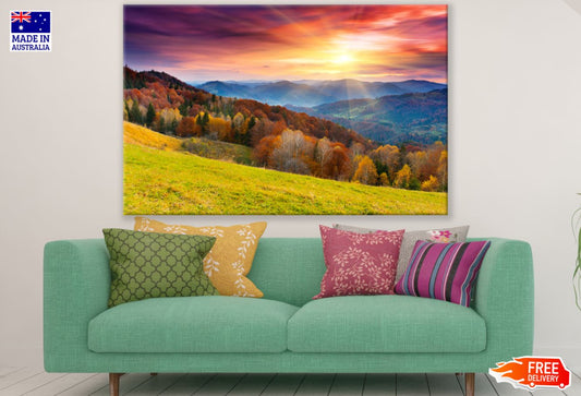 Nature Sunset Scenery Photograph Print 100% Australian Made