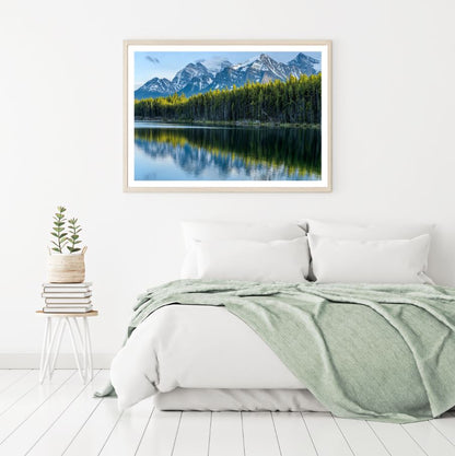 Lake & Forest Scenery Photograph Home Decor Premium Quality Poster Print Choose Your Sizes