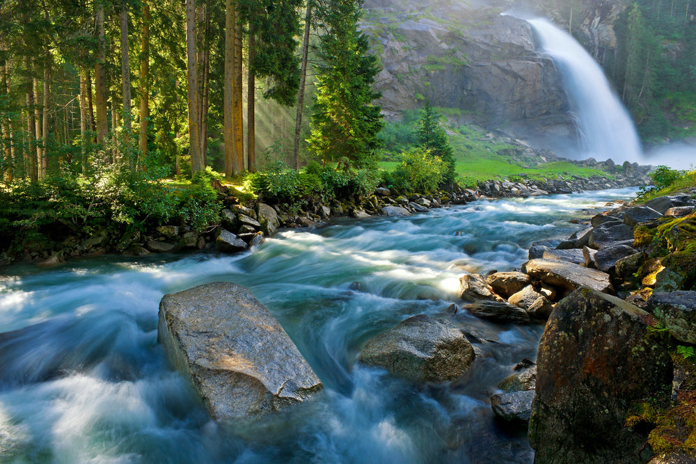 Stunning Waterfall & Forest Photograph Print 100% Australian Made