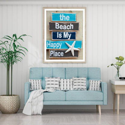 Beach Quotes Wooden Photograph Home Decor Premium Quality Poster Print Choose Your Sizes