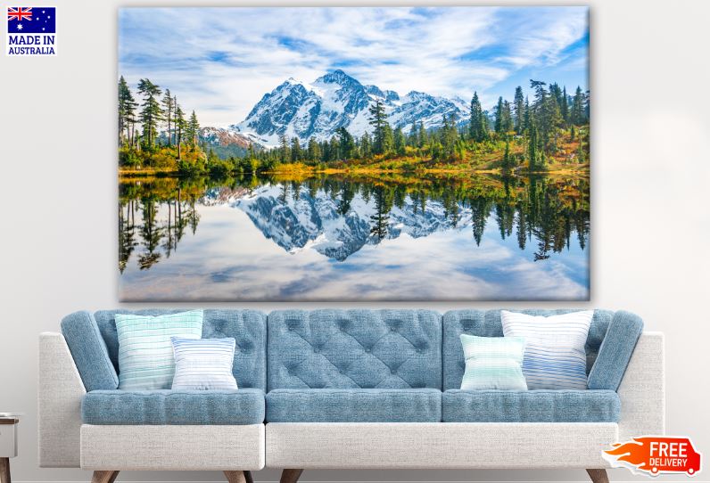 Mountain View lake & Forest Photograph Print 100% Australian Made