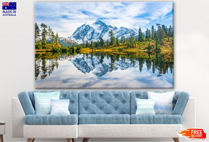Mountain View lake & Forest Photograph Print 100% Australian Made