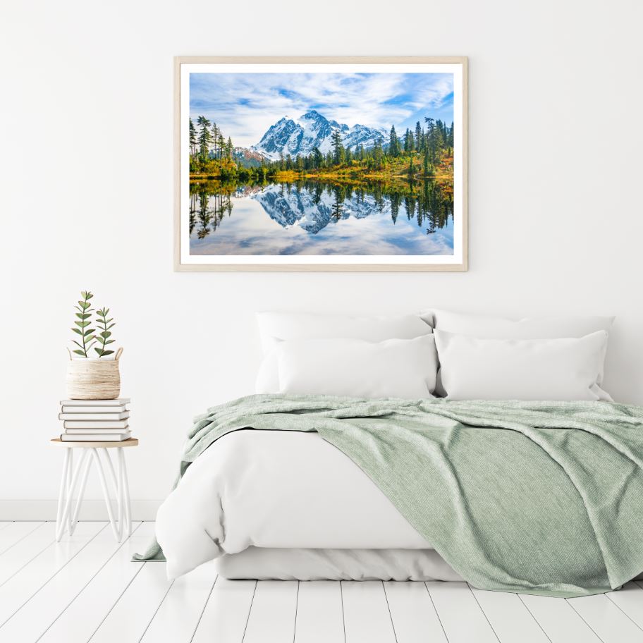 Lake & Forest Scenery Photograph Home Decor Premium Quality Poster Print Choose Your Sizes