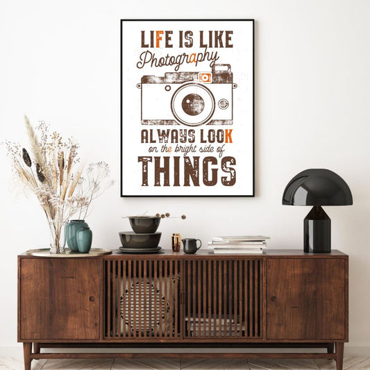 Photography Quote Design Home Decor Premium Quality Poster Print Choose Your Sizes