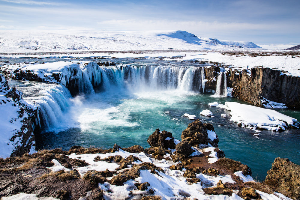 Stunning Waterfall Scenery View Home Decor Premium Quality Poster Print Choose Your Sizes