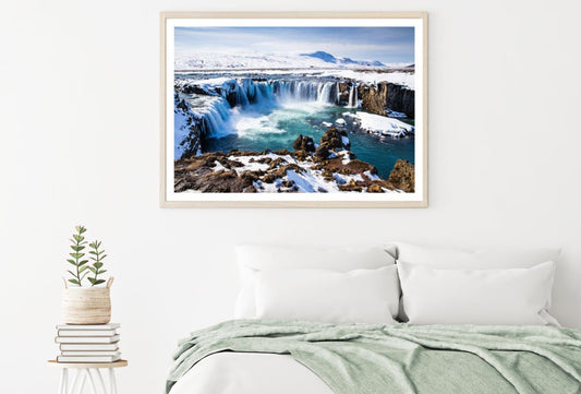 Stunning Waterfall Scenery View Home Decor Premium Quality Poster Print Choose Your Sizes